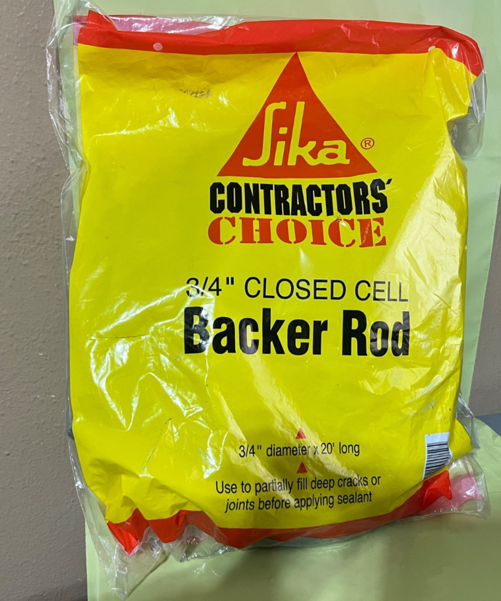 SIKA- Closed Cell Backer Rod (Gray) - to Fill Joints and Crac...