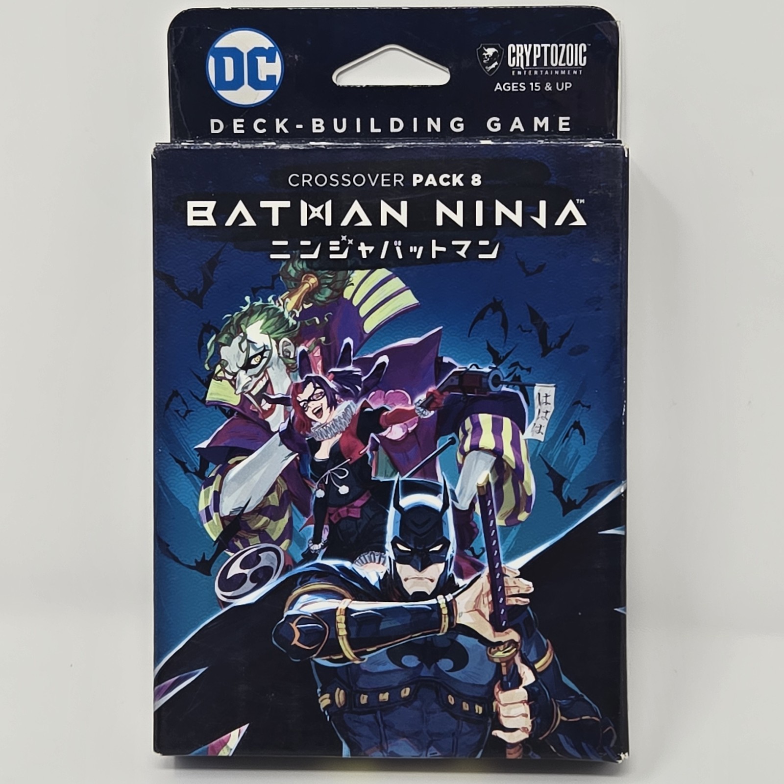 RARE Sealed DC Deck-Building Game Batman Ninja Crossover Pack 8 Cryptozoic