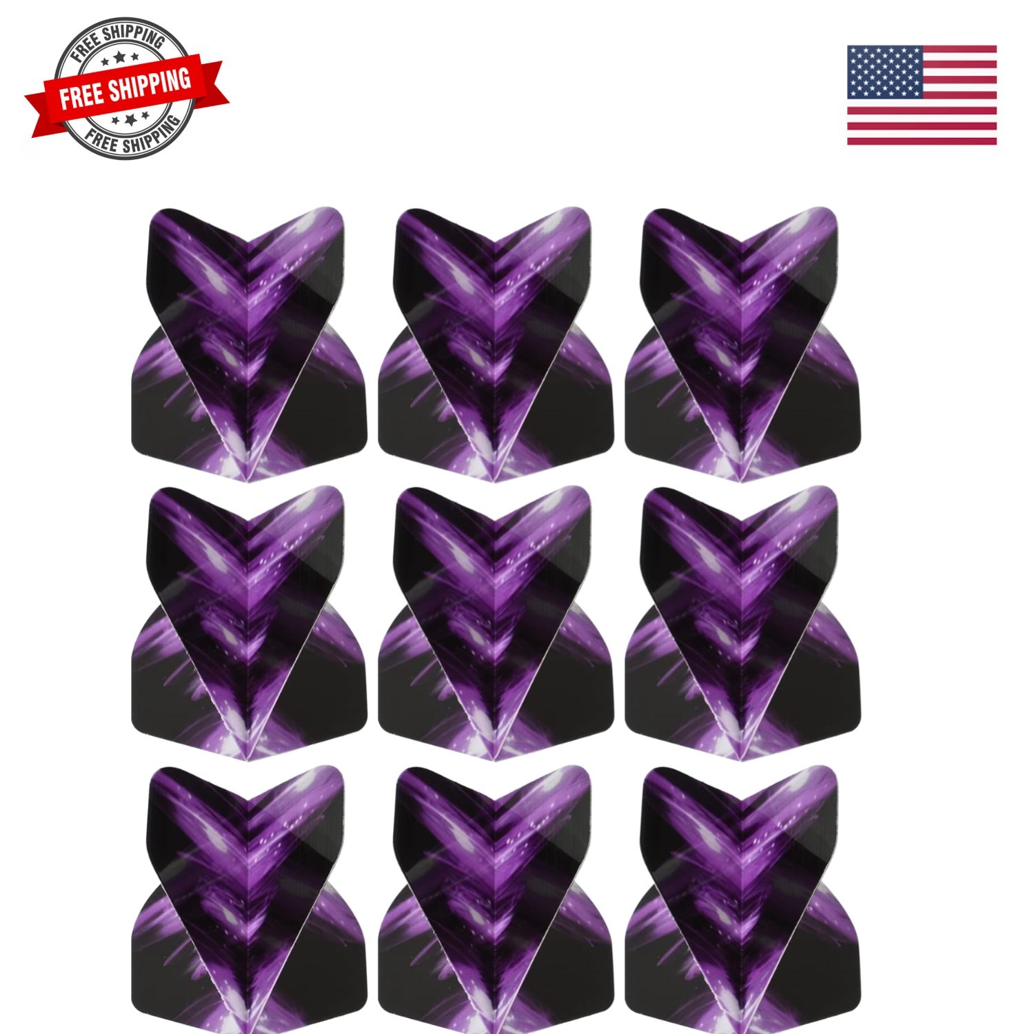 Dart Flights, Pack PET Standard Darts Accessories Replacement Parts for Steel...