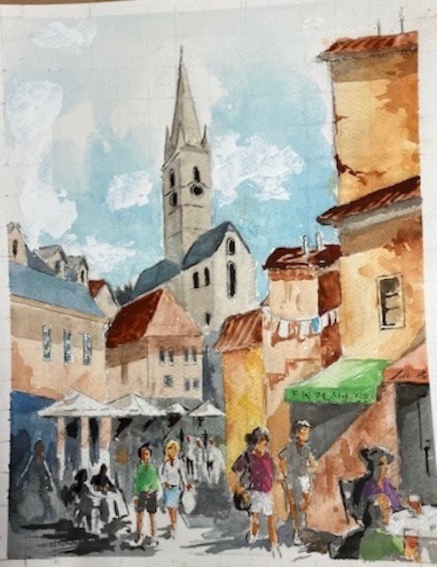Watercolor art 11x14 and original signed art work