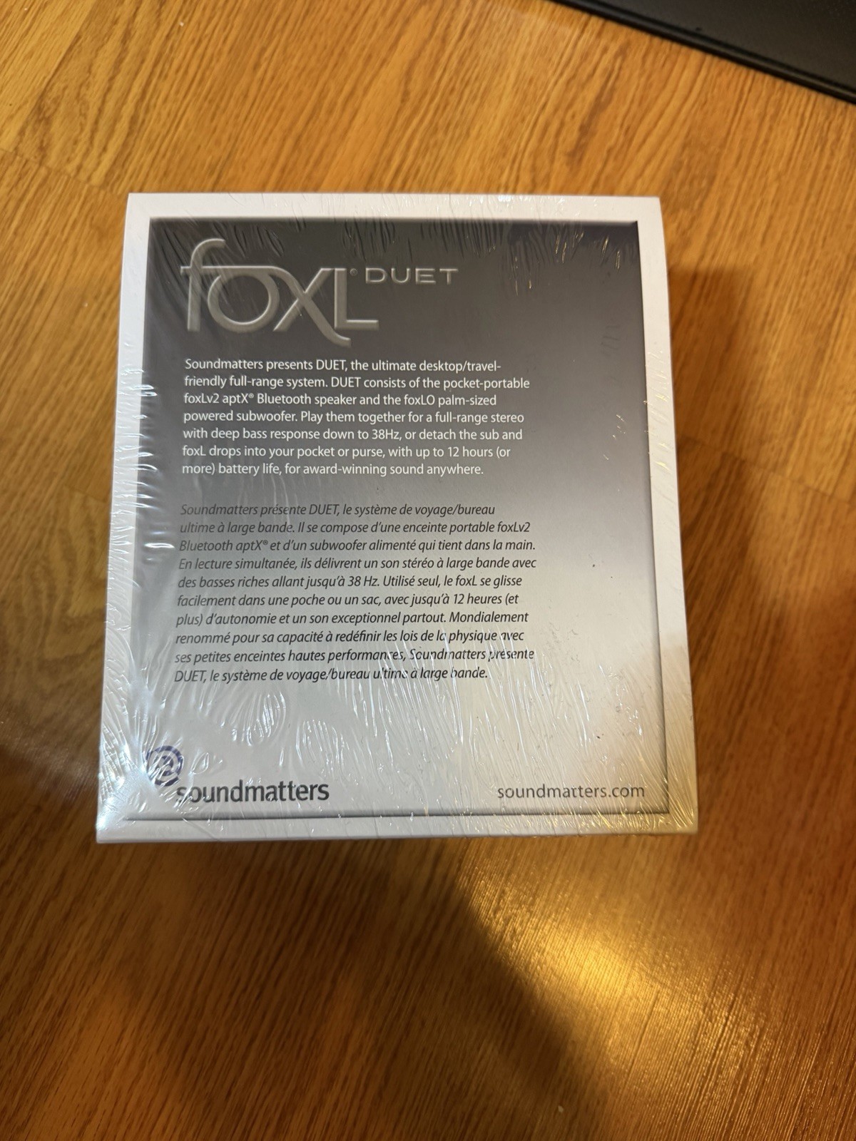 Foxl duet speaker subwoofer system
