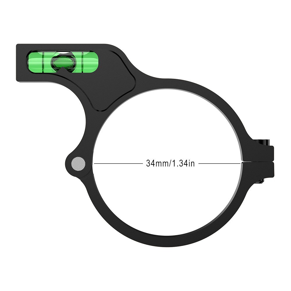 34mm Tube Spirit Bubble Level Hunting Scope Mount Rings Aluminum Alloy Rings