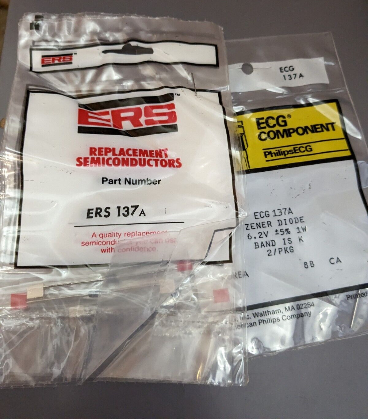 ECG137A PhilipsECG Zener Diode Lot of 5 NEW
