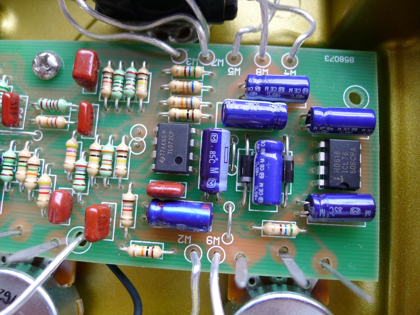 Professional Electric Guitar Overdrive Boost Effects Pedal Completed DIY