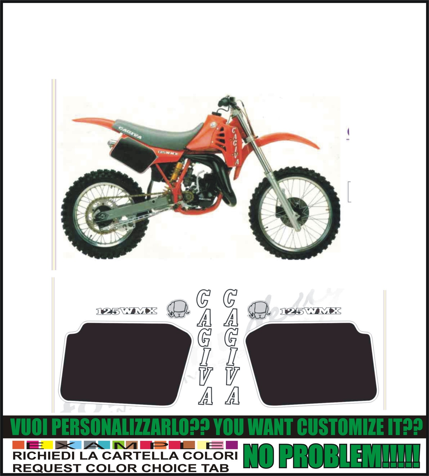 WMX 125 1985 Adhesives Compatible Kit
