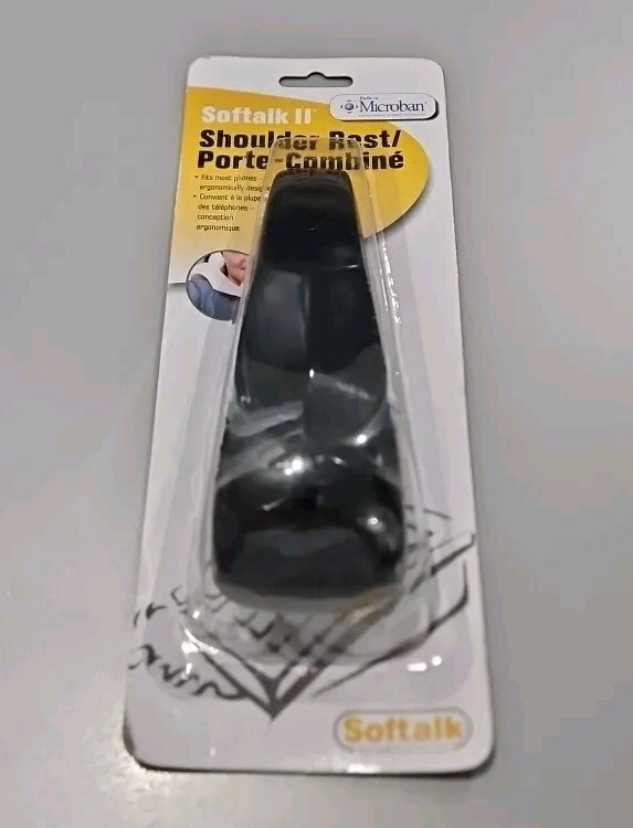 NEW Softalk II Shoulder Rest 00801 M (Black) built-in microban by Artistic USA