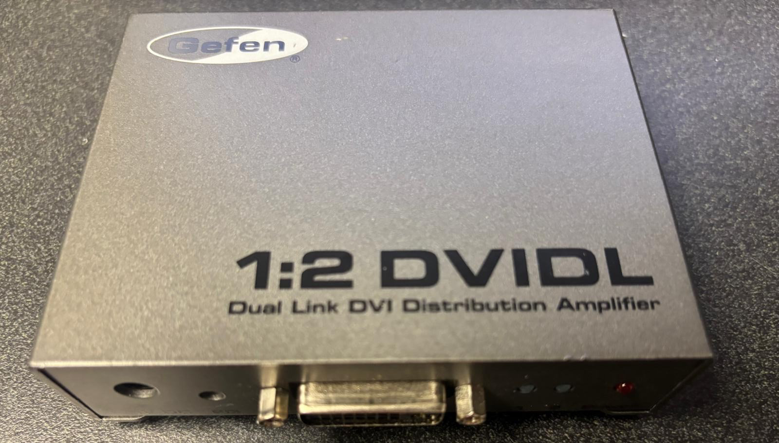 GEFEN EXT-DVI-142DL Distribution Amplifier - 1:2 DVIDL - No Power Adapter