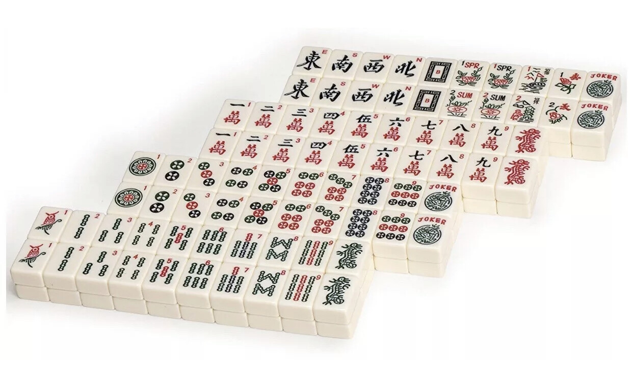 Mahjong Mah Jongg Tile Spare Replace Mahjonng IVORY  1.2 x .9 x .5” New 1 piece