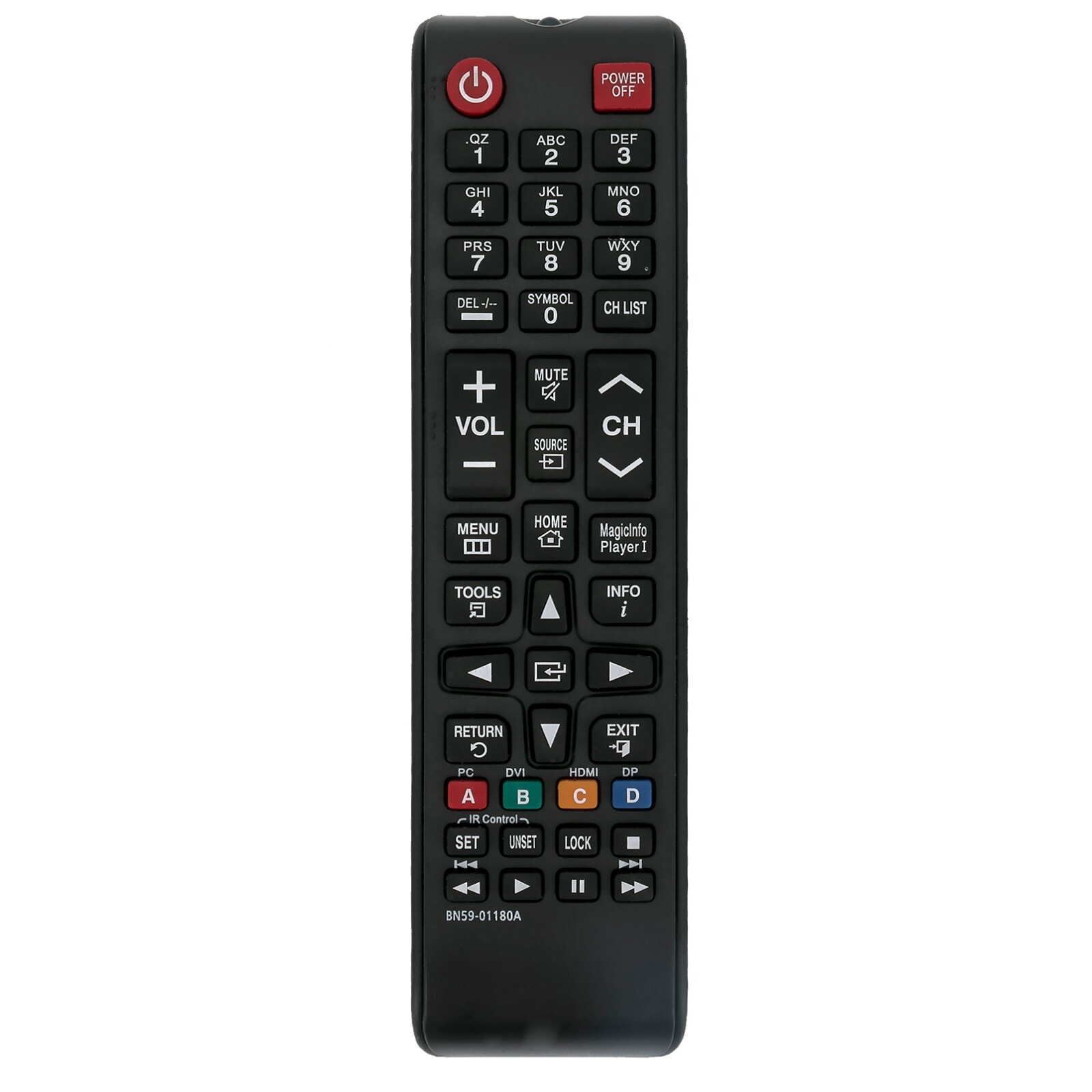 BN59-01180A Replace Remote Control Fit For Samsung TV Models DM32D DM40D DM48D