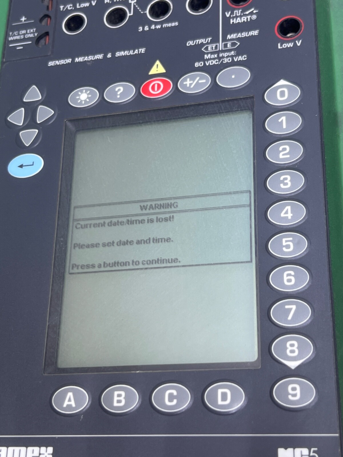 BEAMEX MC5 MULTIFUNCTION CALIBRATOR