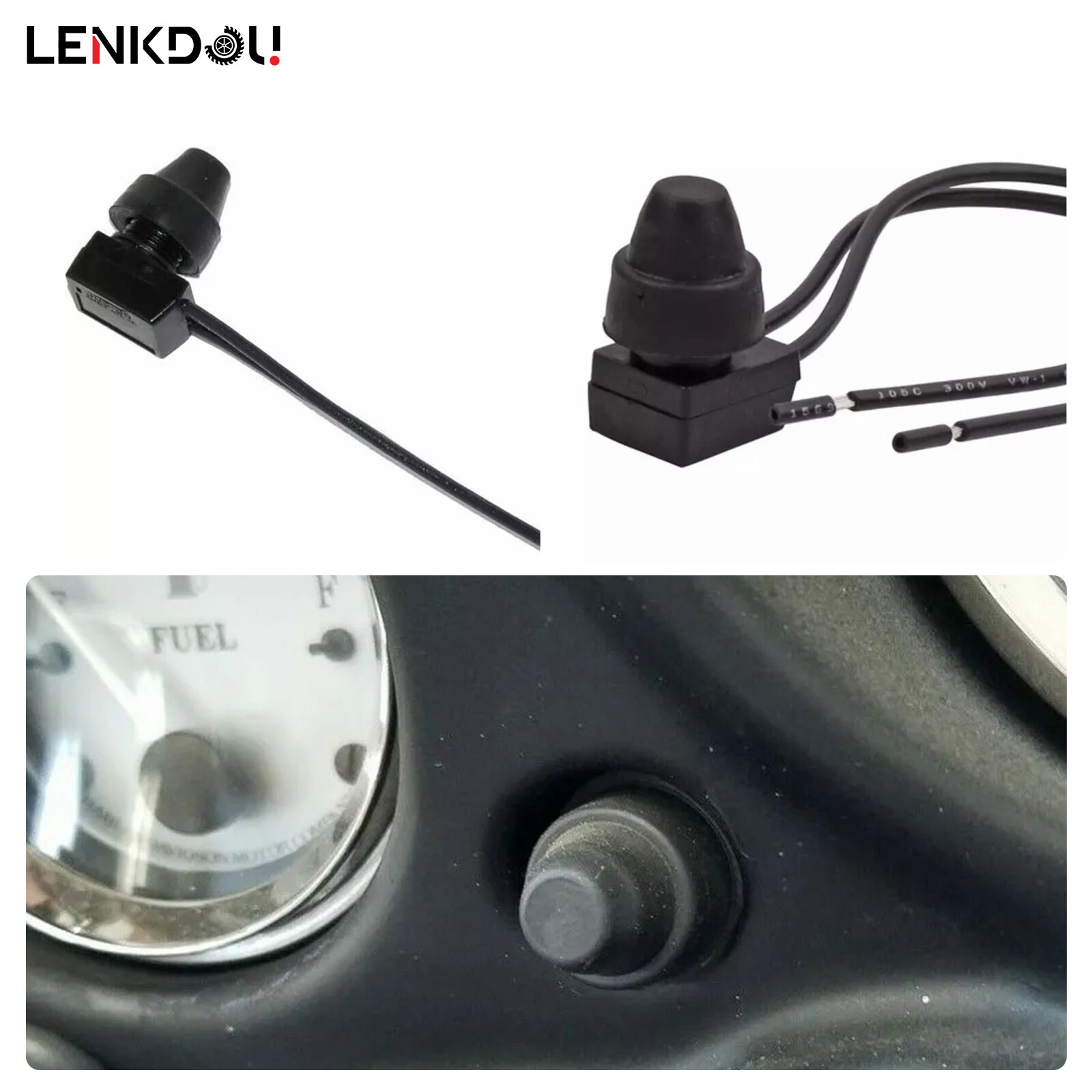 For Harley 1995-2015 1 Pack Rubber Speedometer Switch Knob Boot #67880-94