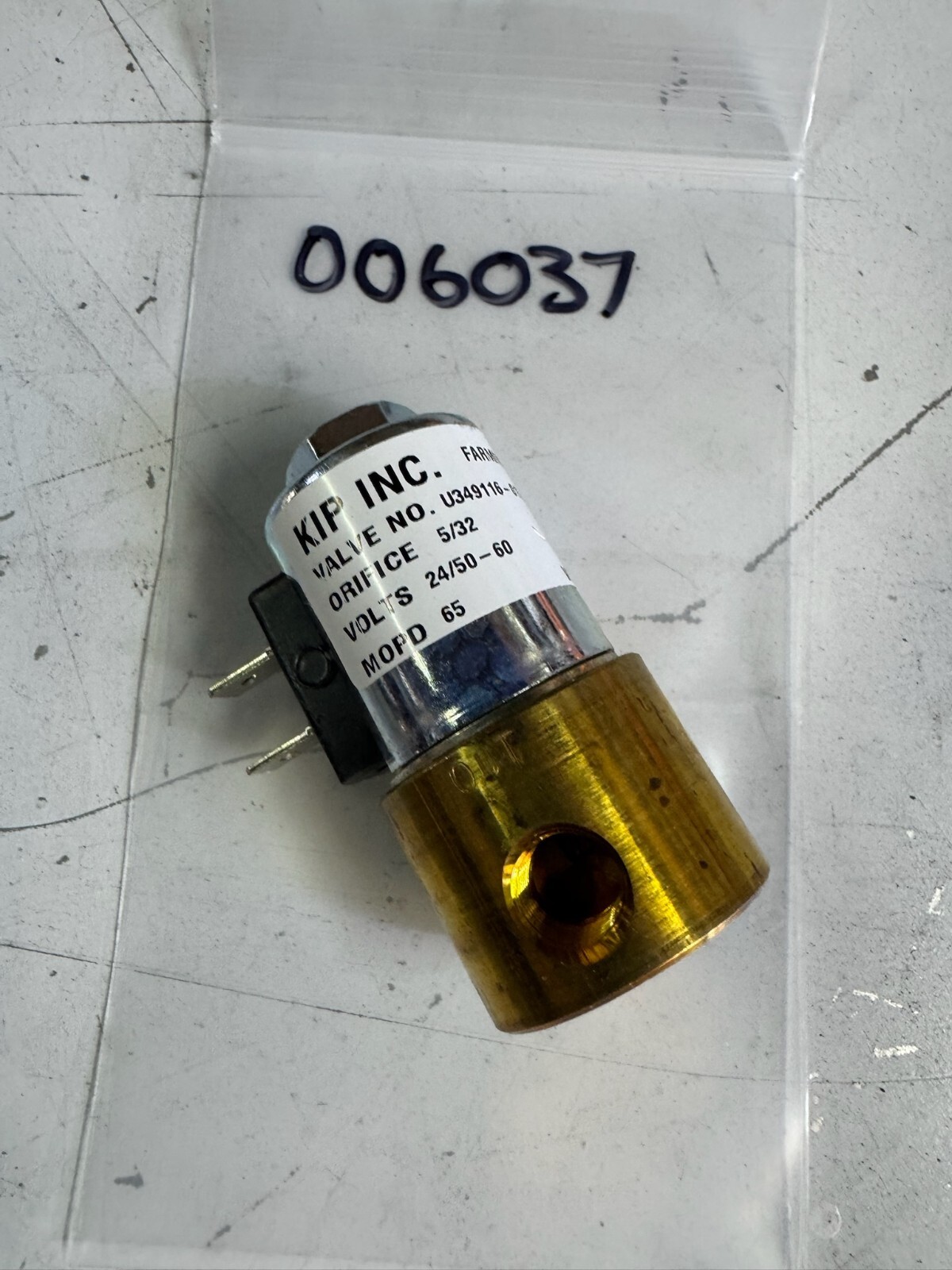 HY-006037 Solenoid Valve: 60# 1/8 FPT 24V/50-60 -NEW OLD STOCK | Hypertherm Part