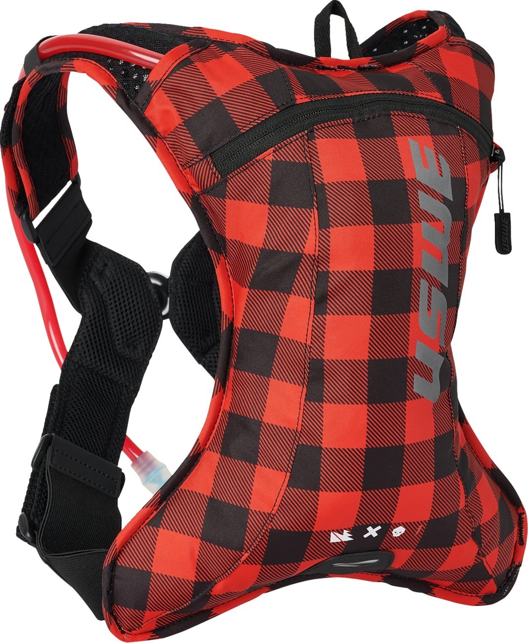 USWE Outlander 2L Hydration Pack Flannel Red/Black 5202076048