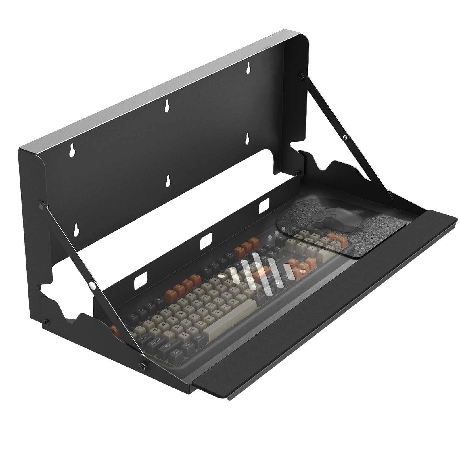 Flip Down Keyboard Tray Wall-Mount