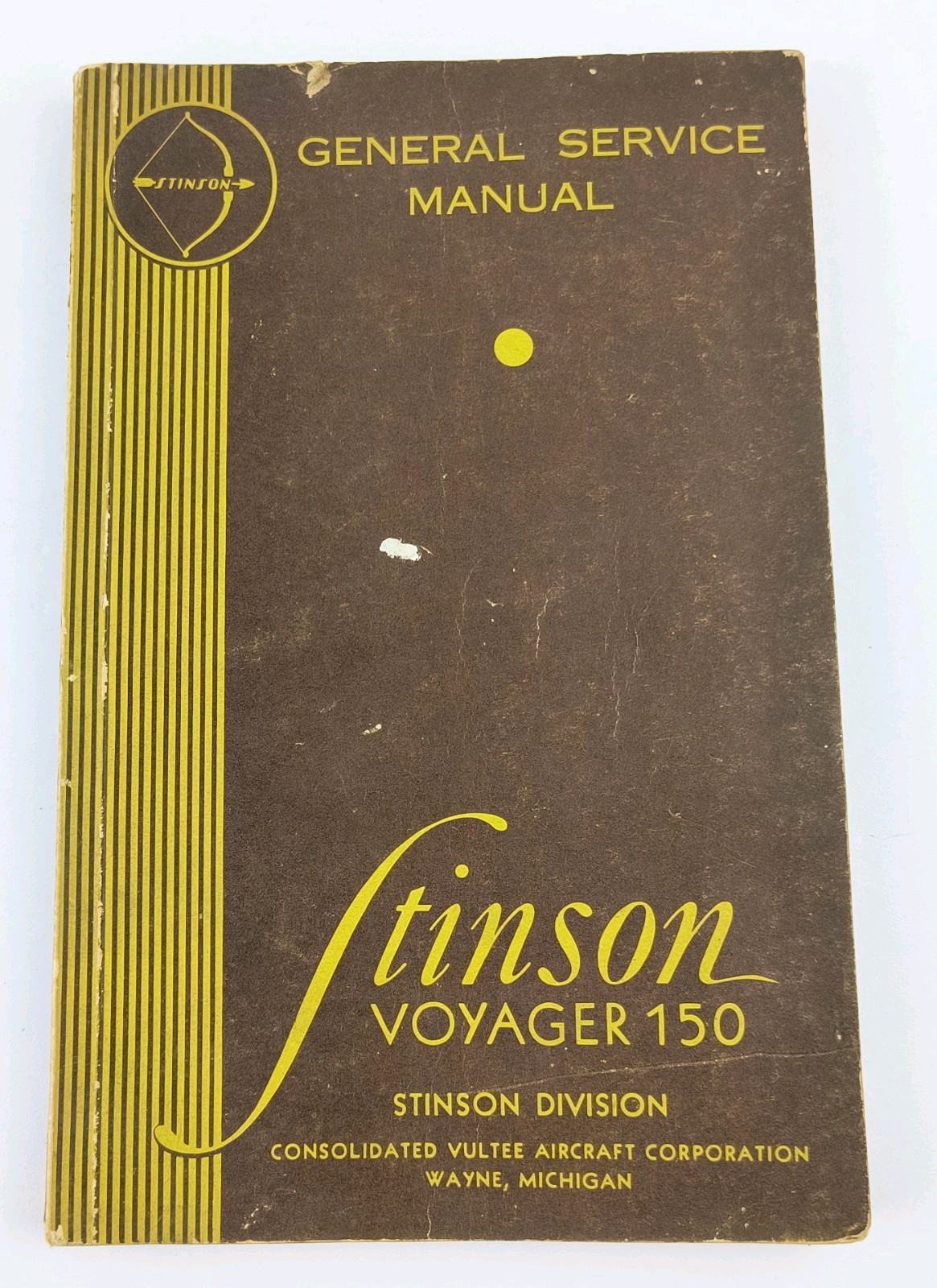 Stinson Voyager 150 Original General Service Manual Vintage