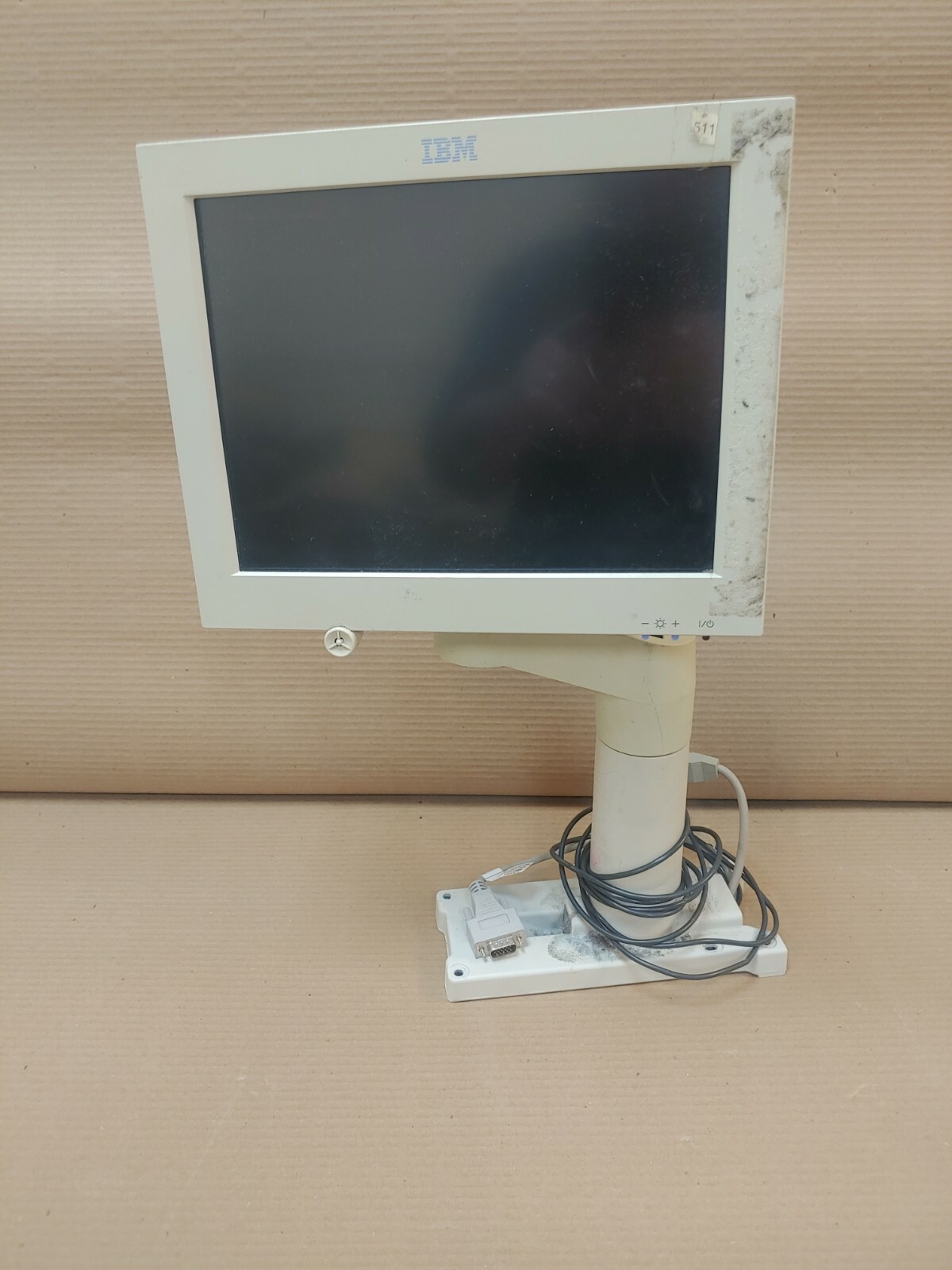 IBM 4820-4WT SUREPOINT 12.1" LCD TOUCHSCREEN MONITOR WITH STAND