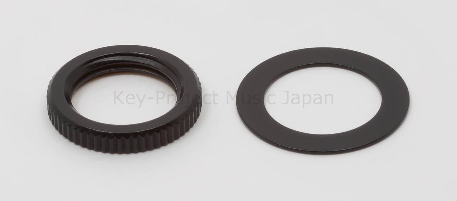 ESP Toggle Switch Nut & Washer Set Black Millimeter size New ESP Guitar Parts