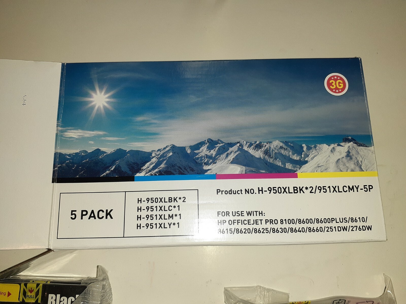 Ink, HP Printer Cartridges, (6) NEW Sealed