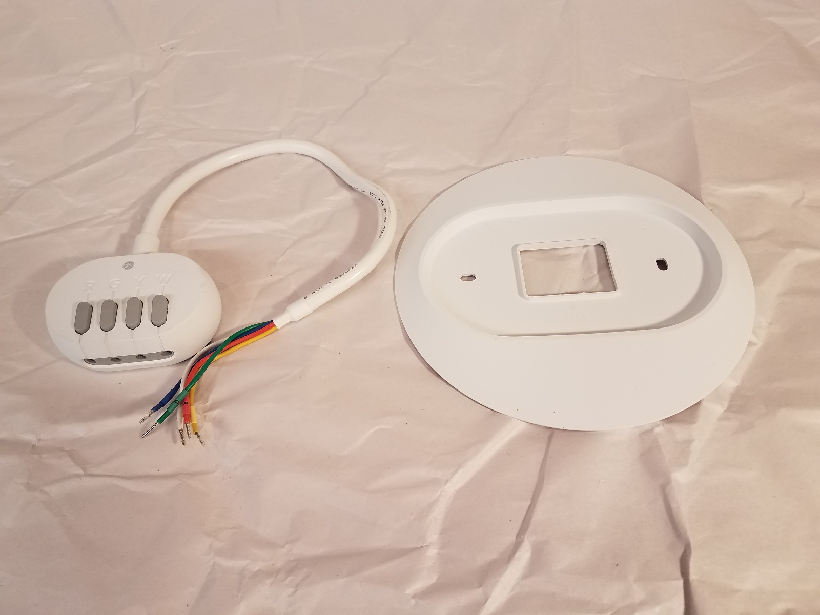 GE CYNC Power Extender Kit plus thermostat backing plate