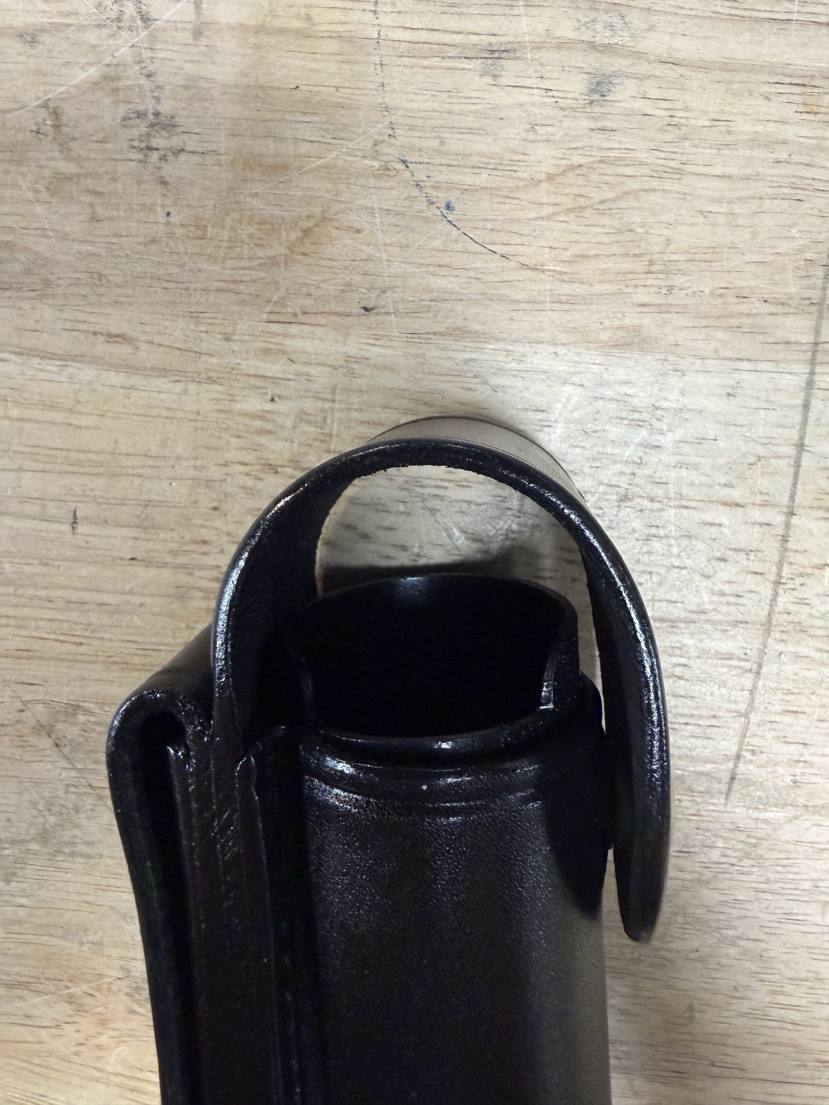 Don Hume Leather Pepper Spray Pouch C309 TF With Plastic Insert