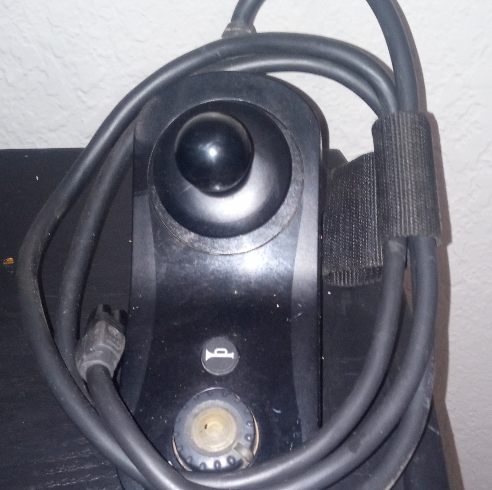 Black Electric Wheelchair Joystick Controller with Cable