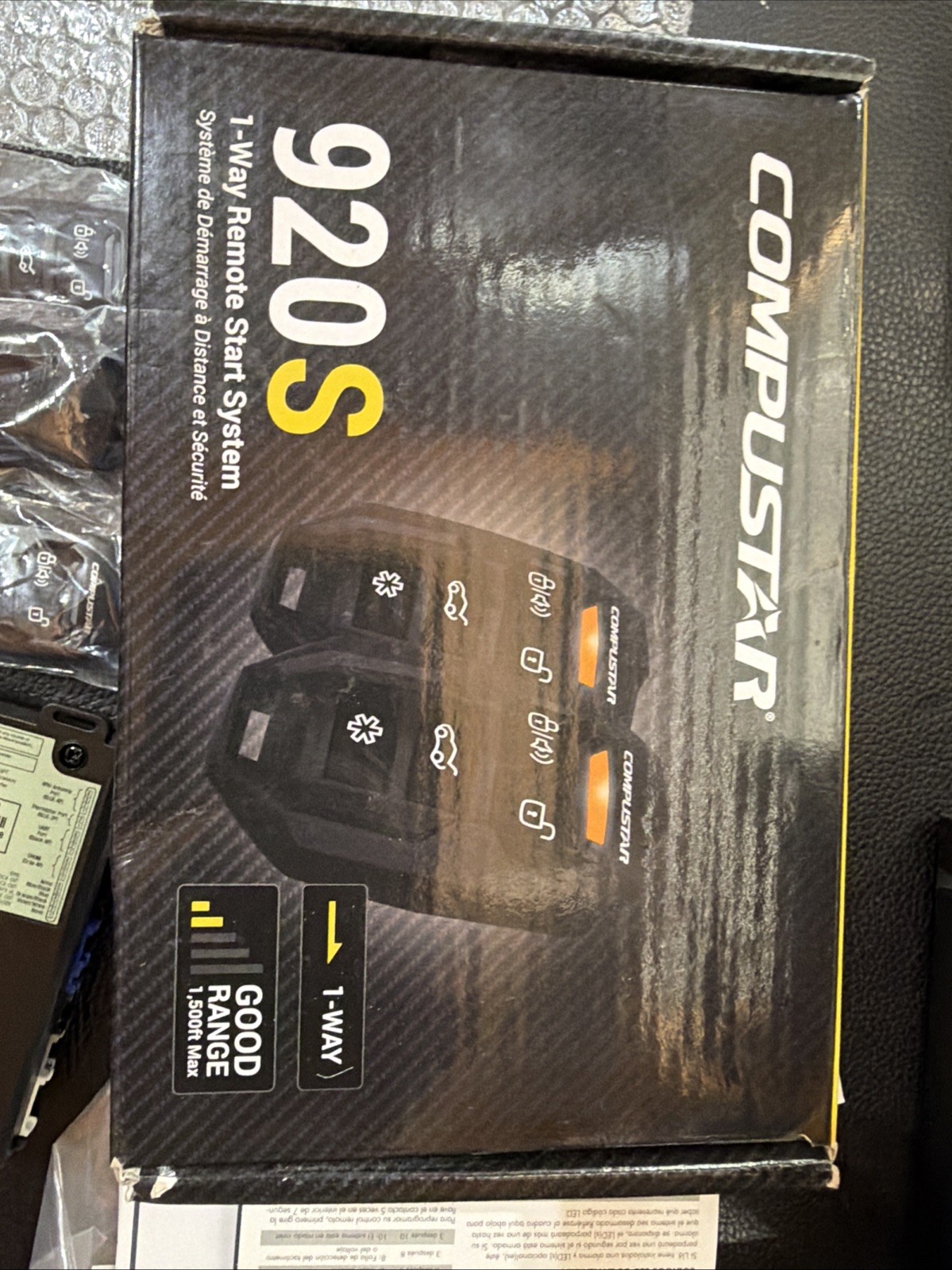 Compustar CS920S 4-Button 1 Way Remote Start System (up to 1000' Range) NEW OPEN