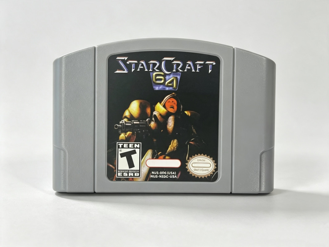 Star Craft 64 Game Cartridge For N64 Console US Version