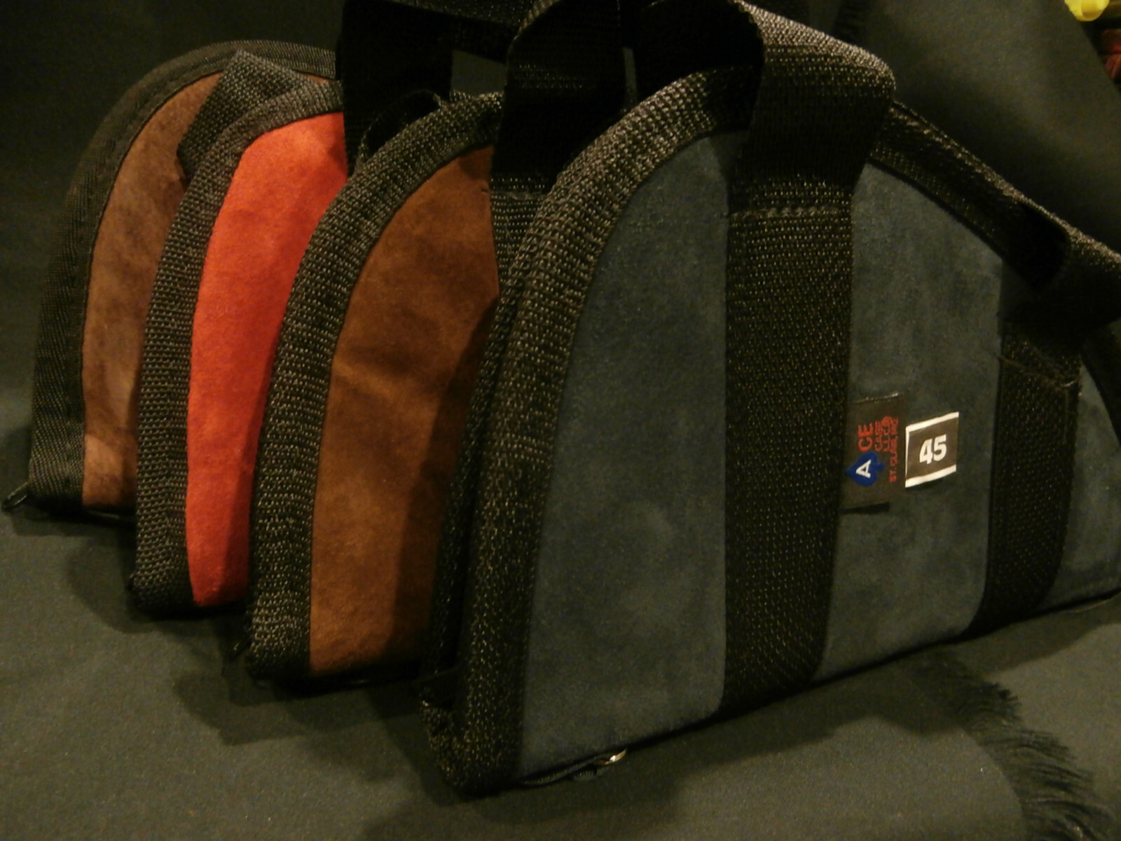 KOLPIN PISTOL CASE WITH TWO POCKETS PLUS CENTER SECTION
