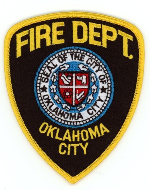 OKLAHOMA OK OKLAHOMA CITY FIRE DEPARTMENT NICE SHOULDER PATCH POLICE SHERIFF