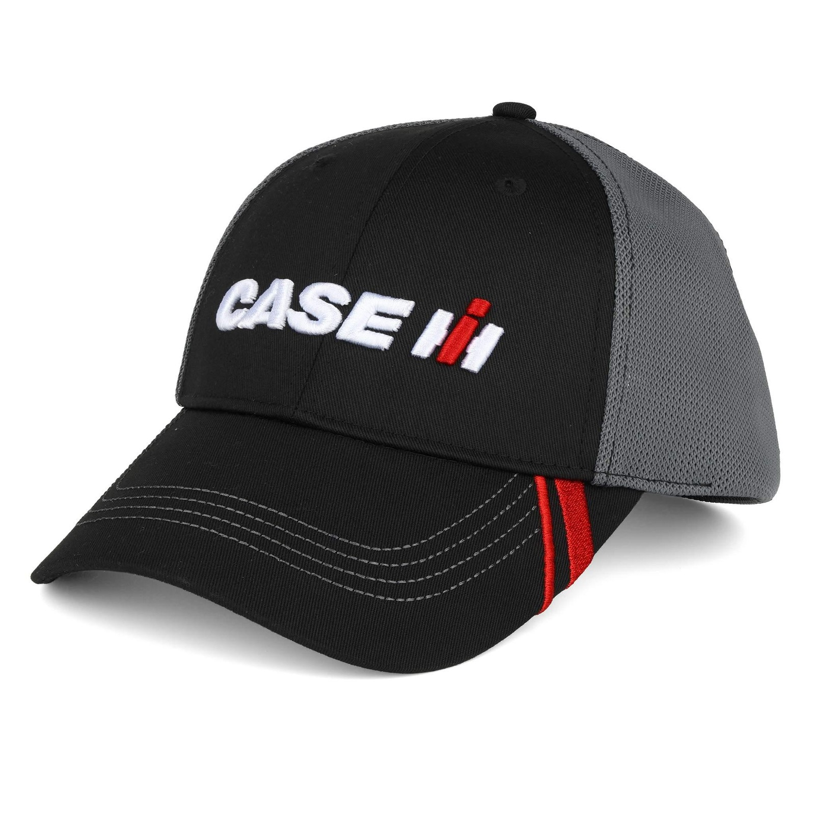 Case IH Black & Gray Two Tone Mesh Back Cap IH07-2844