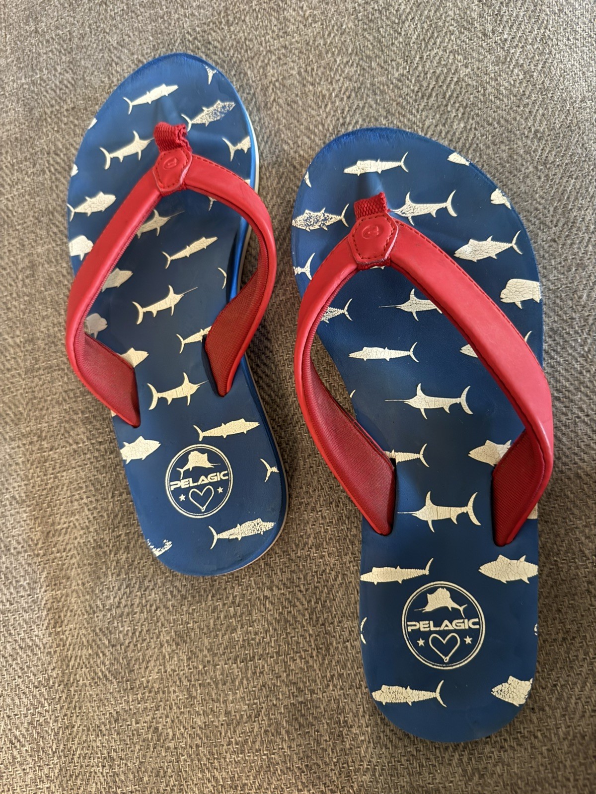 Pelagic Women's Fishing Sandals / Flip Flops - Americamo Color - Size 6 - NEW!