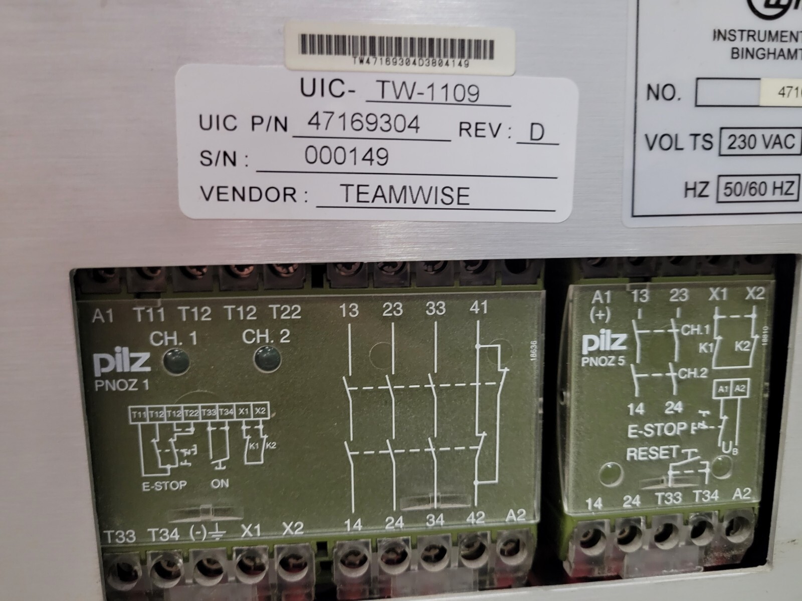 Universal Instruments 47169304 AC Chasis Assembly UIC GSM