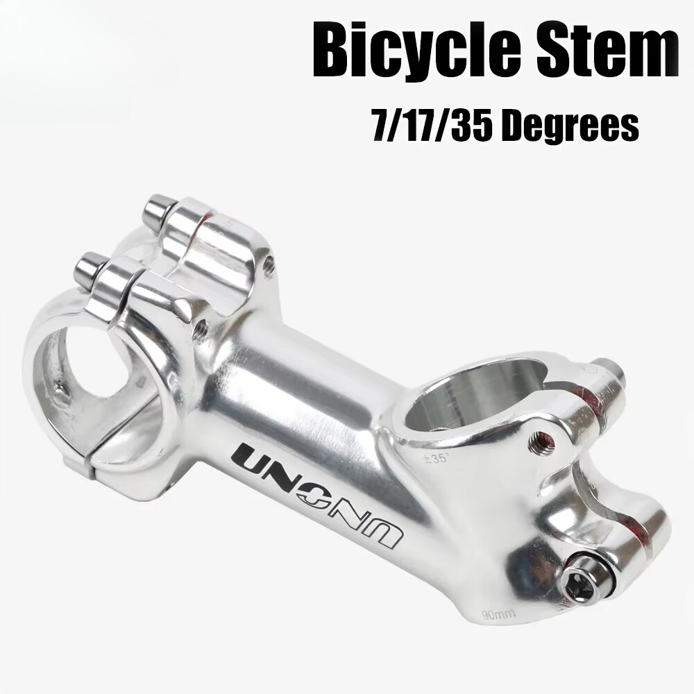 Ultralight Bike Stem 7/17/ 35 Degrees 60-130mm MTB Road Bike Handlebar Riser
