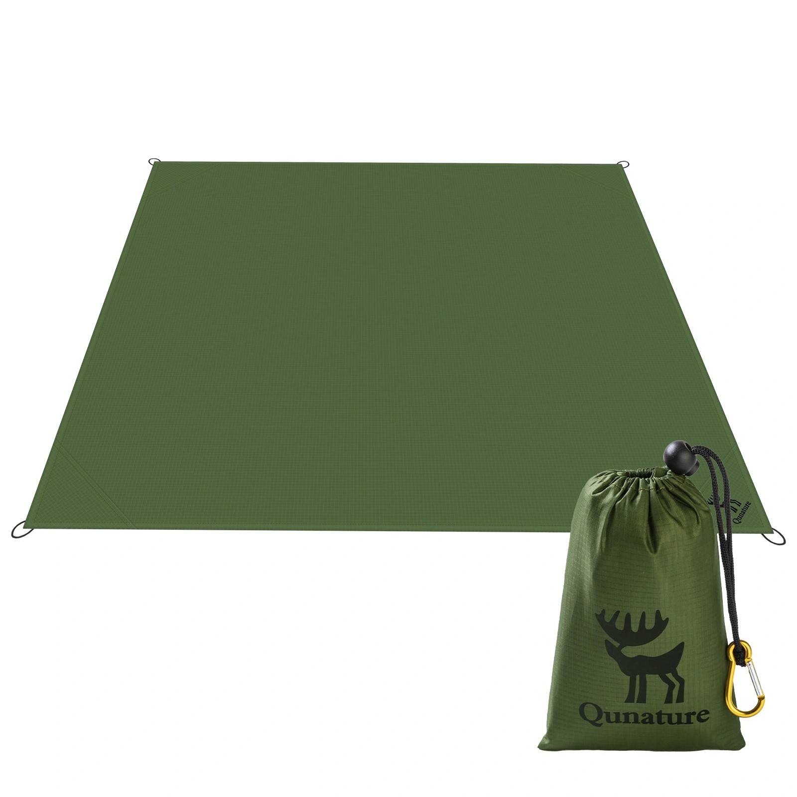 Qunature Picnic Blanket Portable Foldable Mat Lightweight Waterproof for Camping