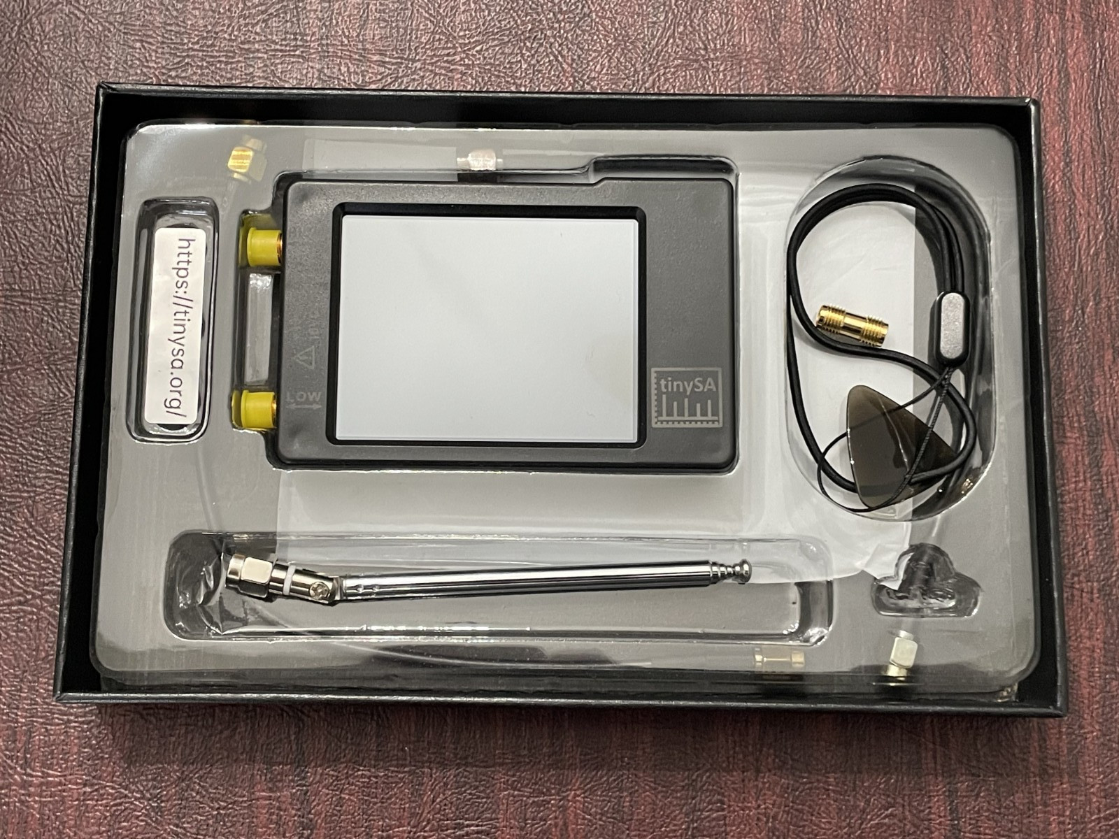 TinySA Spectrum Analyzer - w/ Accessories