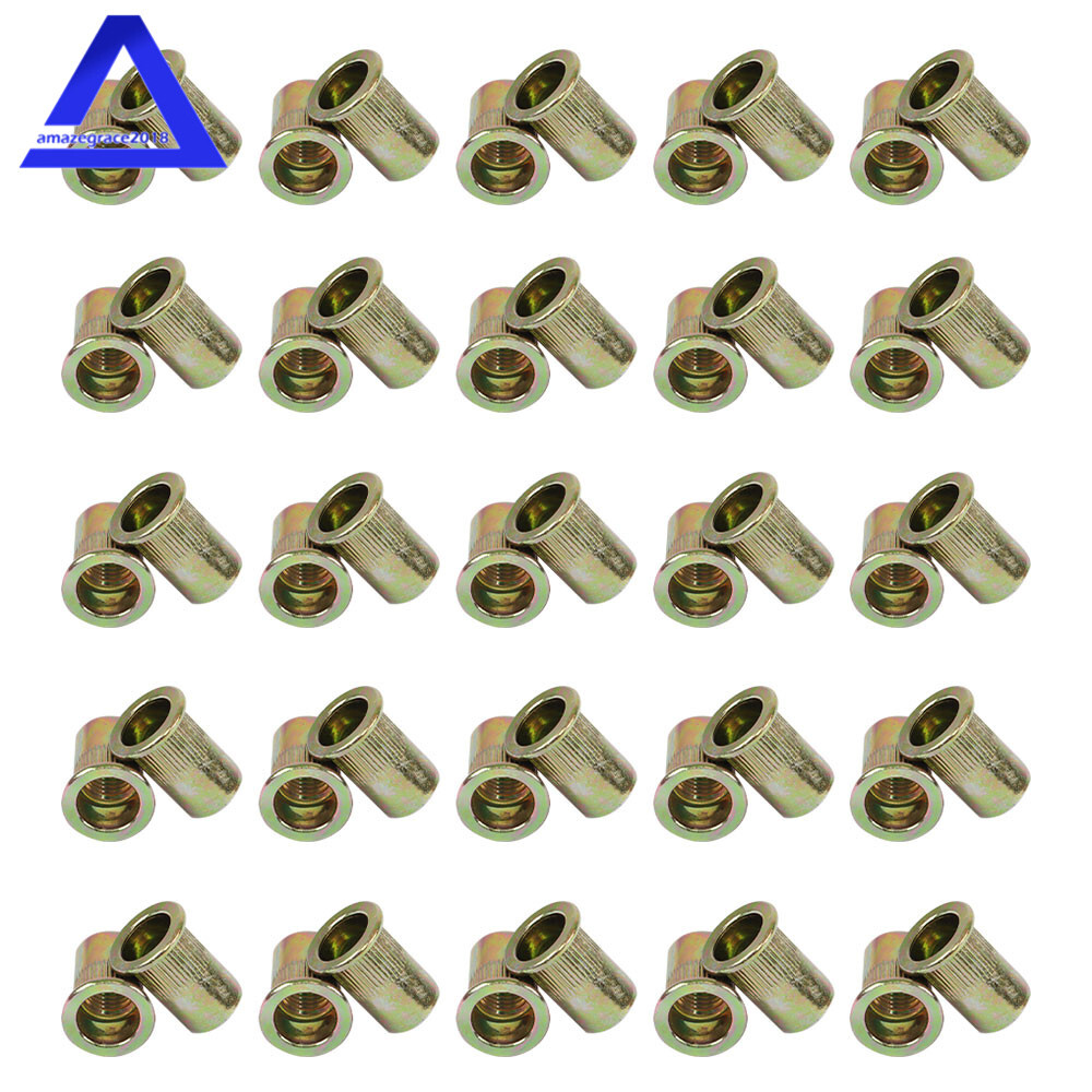 M10 Rivet Nuts Blind Nut Nutserts Rivnut Stainless Steel Metric 50 Pcs
