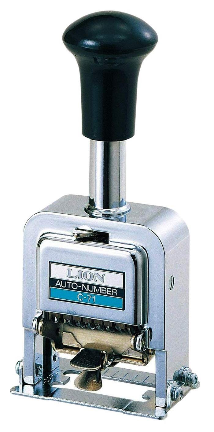 Pro-Line Heavy-Duty Automatic Numbering Machine, 6-Wheel, Roman, 1 Numbering ...