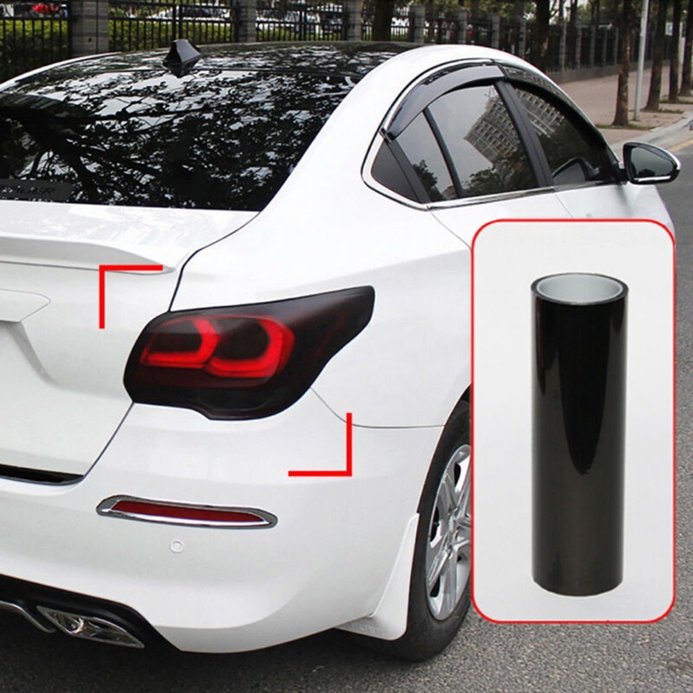 Upgrade Your Car's Appearance with Dark Smoke Black Tint Vinyl Film 12x40