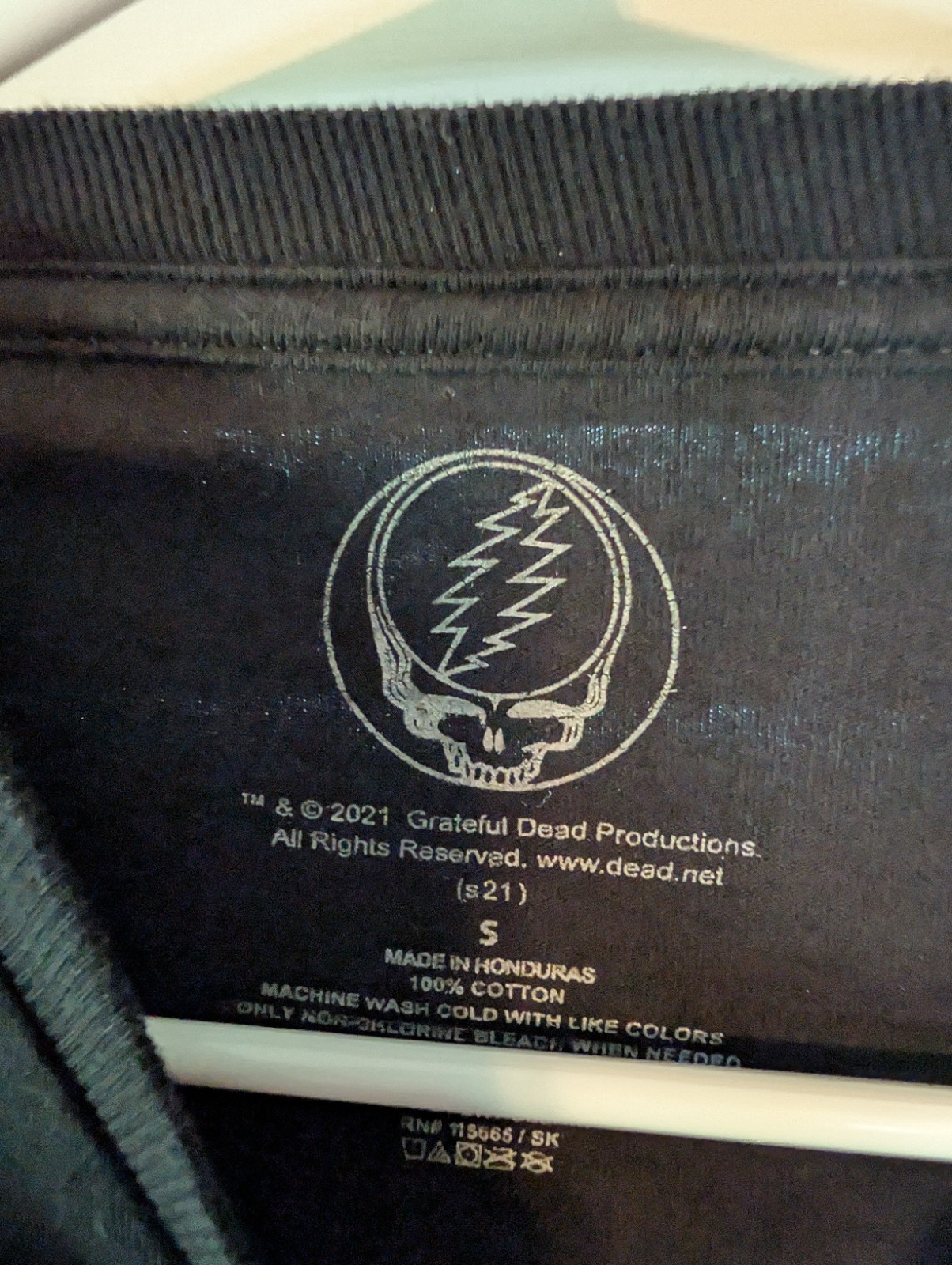 Black Grateful Dead Tshirt Small 2021 Bears Euc