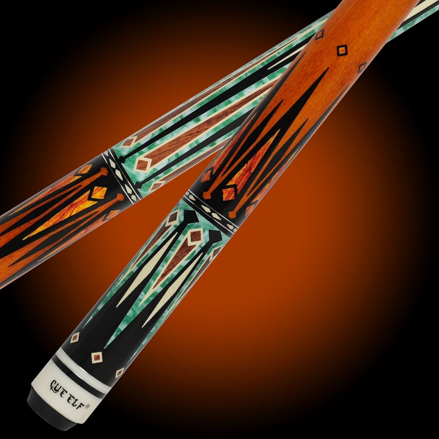 Low Deflection Pool Cue with Hard Case