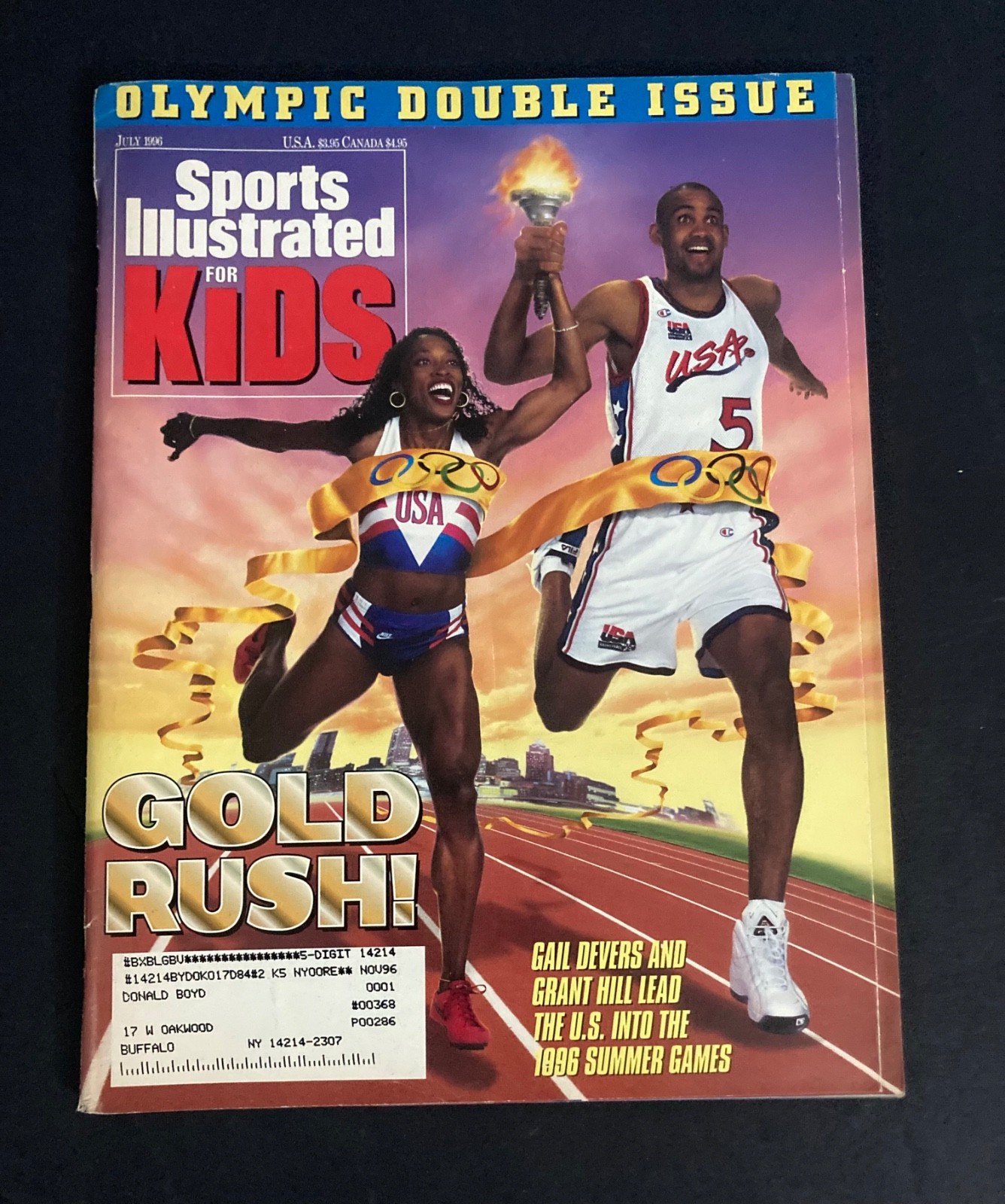 July 1996 Illustrated for Kids - Oscar De La Hoya