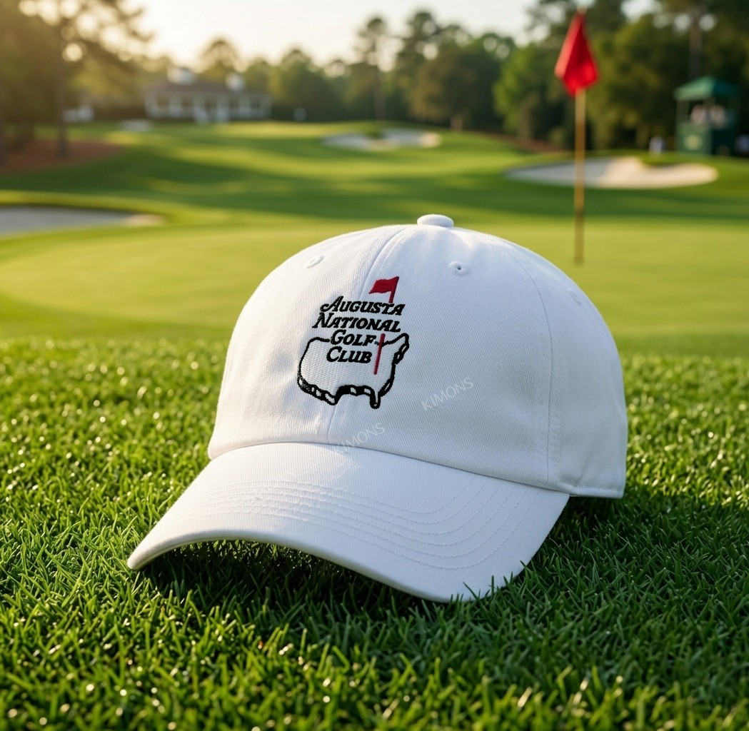 Augusta National Style Masters Golf Hat White Dad Cap Adjustable Embroidered New