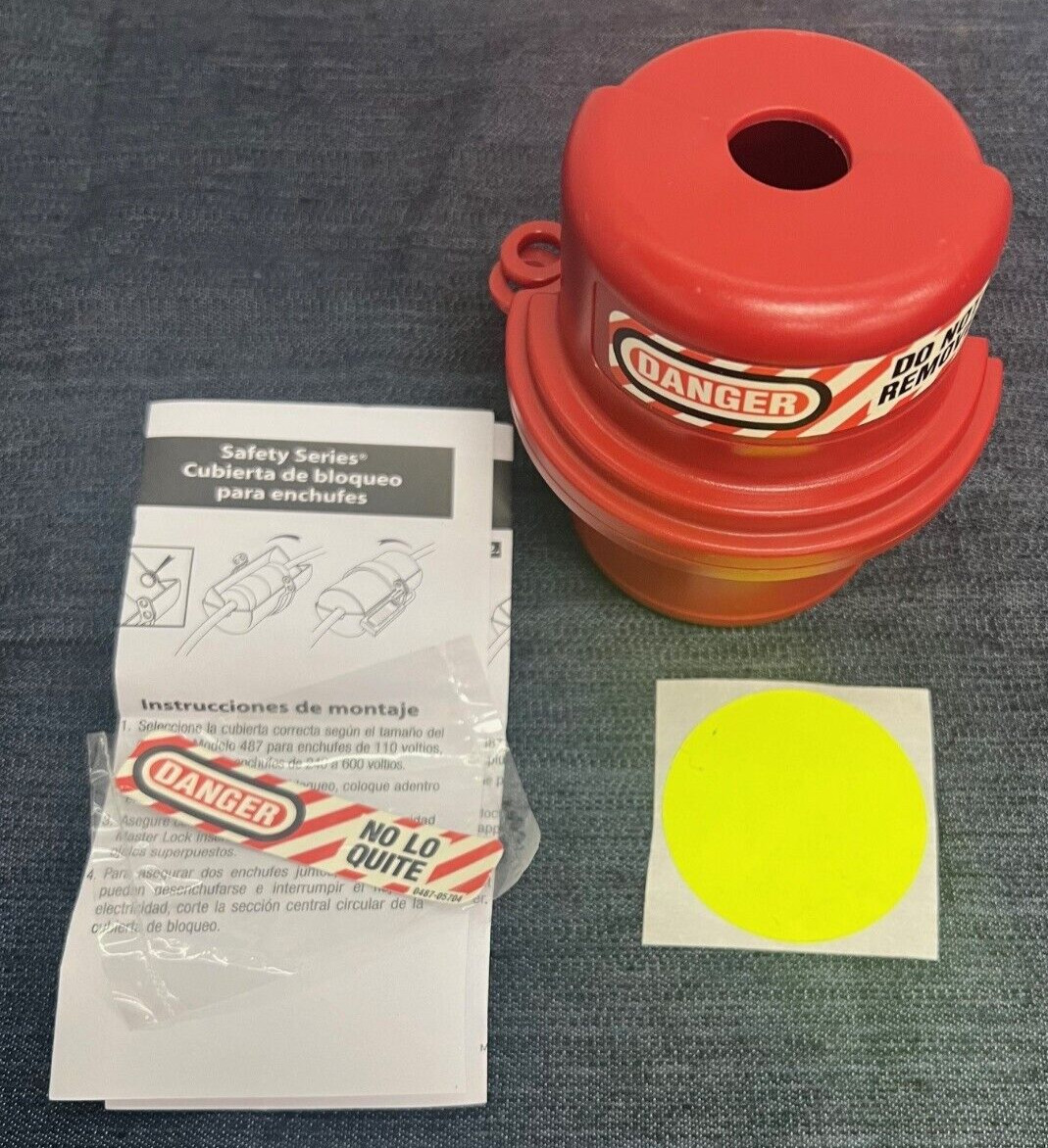 MASTER LOCK 487 PLUG LOCKOUT