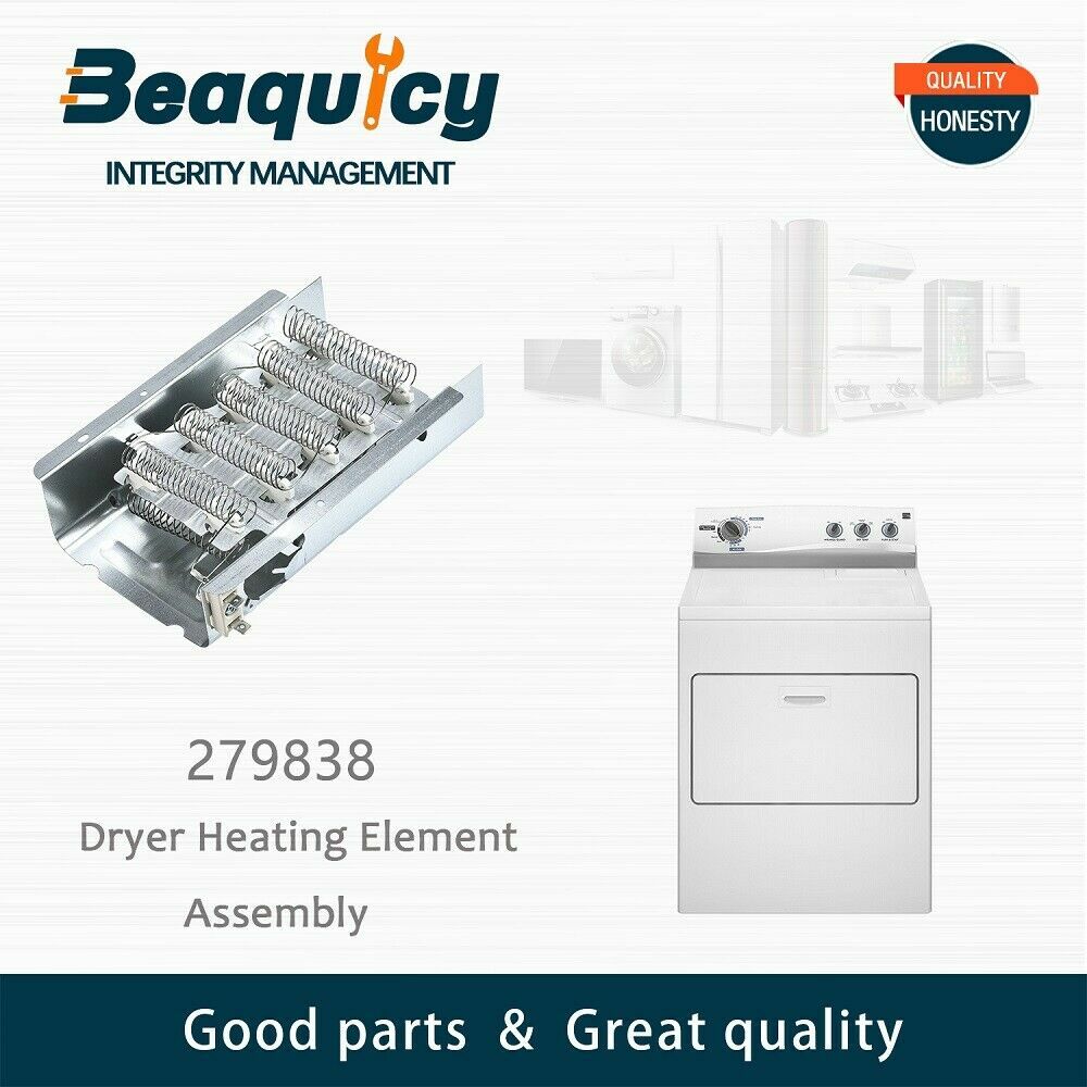 279838 Dryer Heating Element Assembly for Whirlpool & Kenmore Dryers (6 Pack)