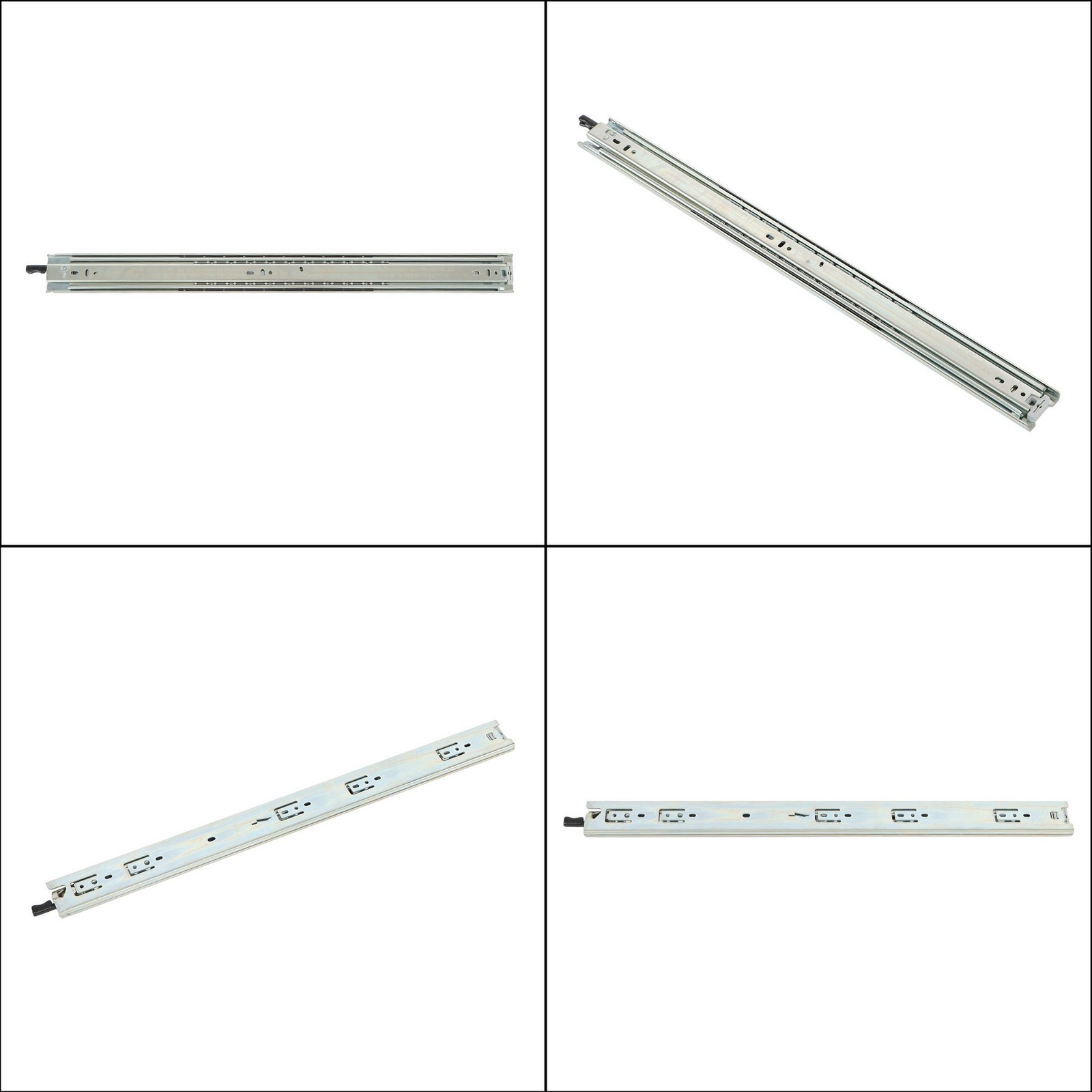 Drawer Slides with Lock Full Extension Heavy Duty 24 Inch Side Mount 150 Lbs