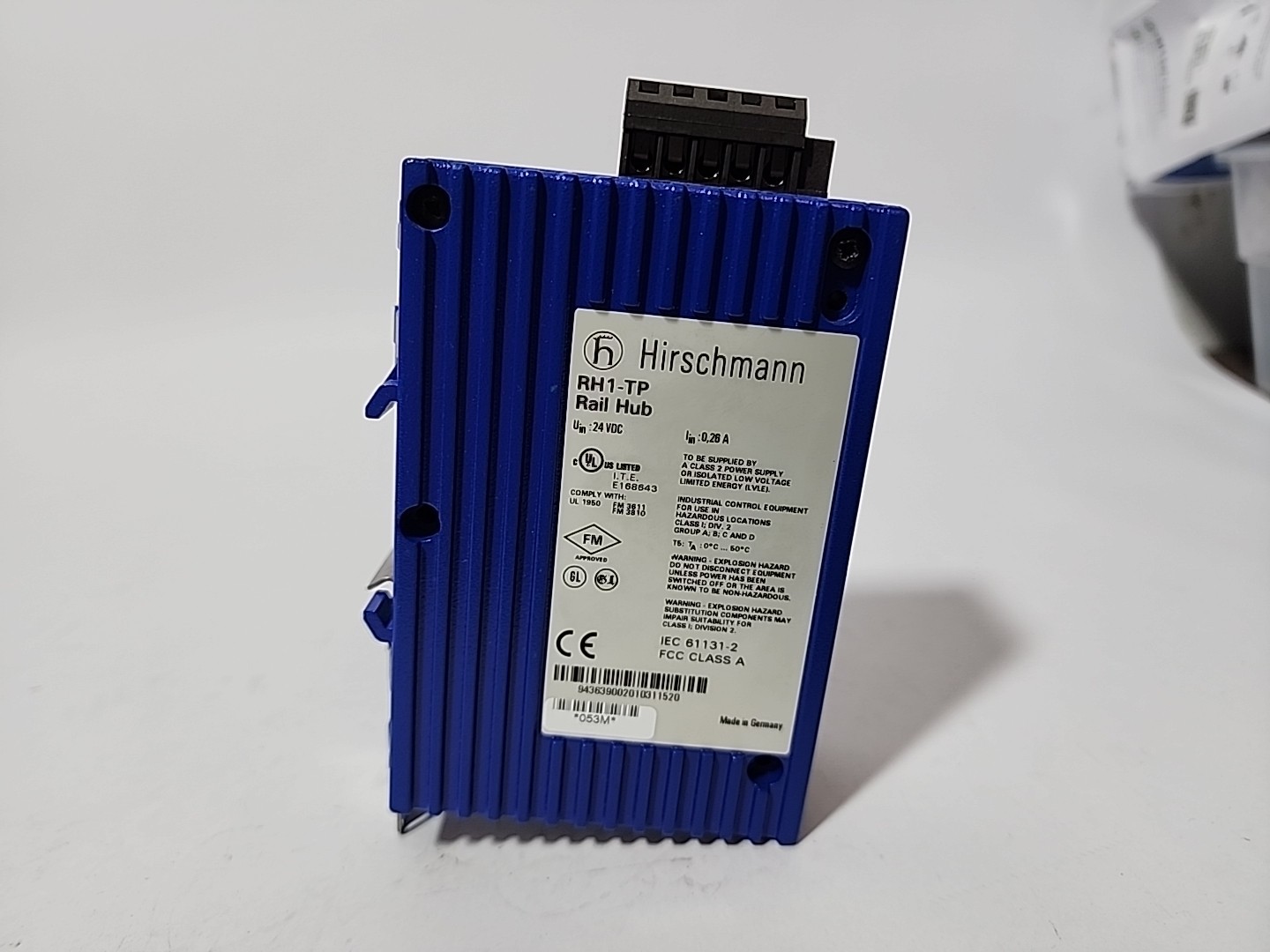 Hirschmann RH1-TP Rail Hub 24 VDC