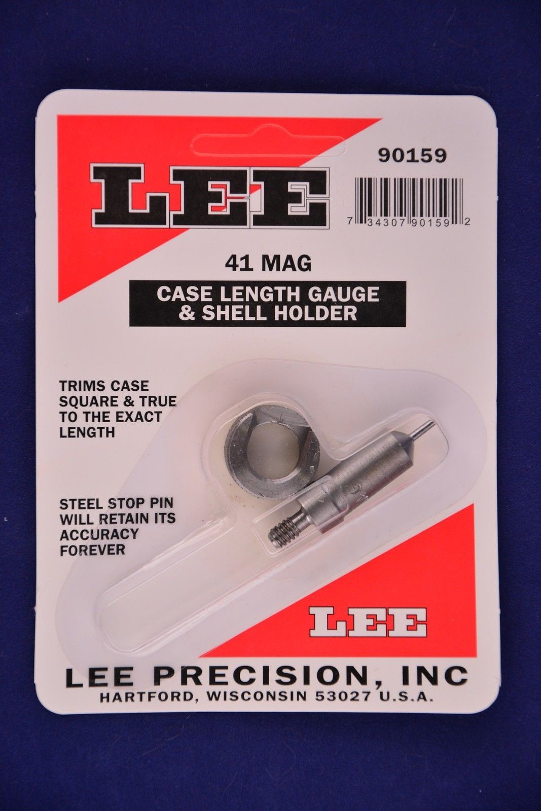 Lee 90159 Case Length Gauge & Shell Holder 41 Magnum #90159