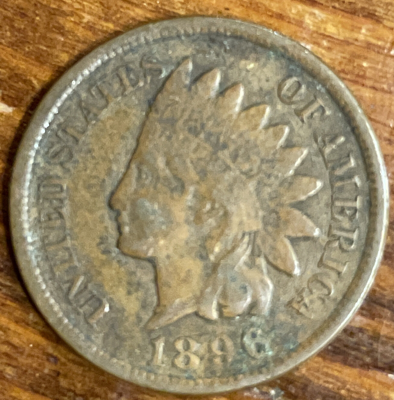 1896 INDIAN HEAD CENT #2