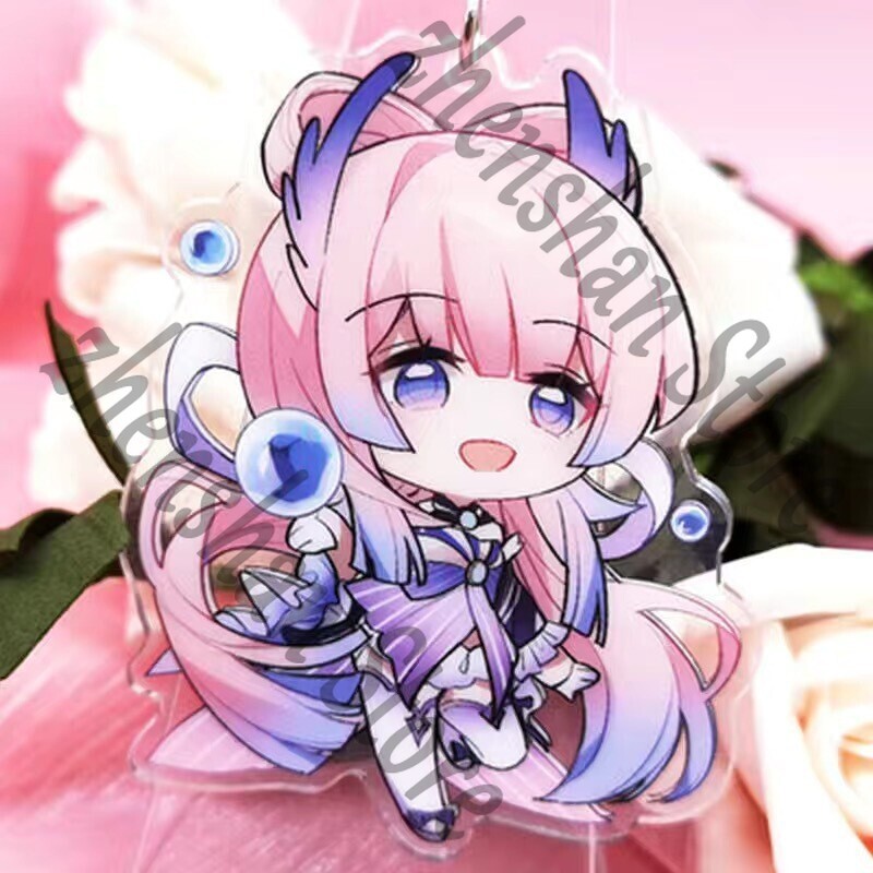 Harajuku Keychains Anime Genshin Impact Sangonomiya Kokomi Cartoon Cosplay Otaku