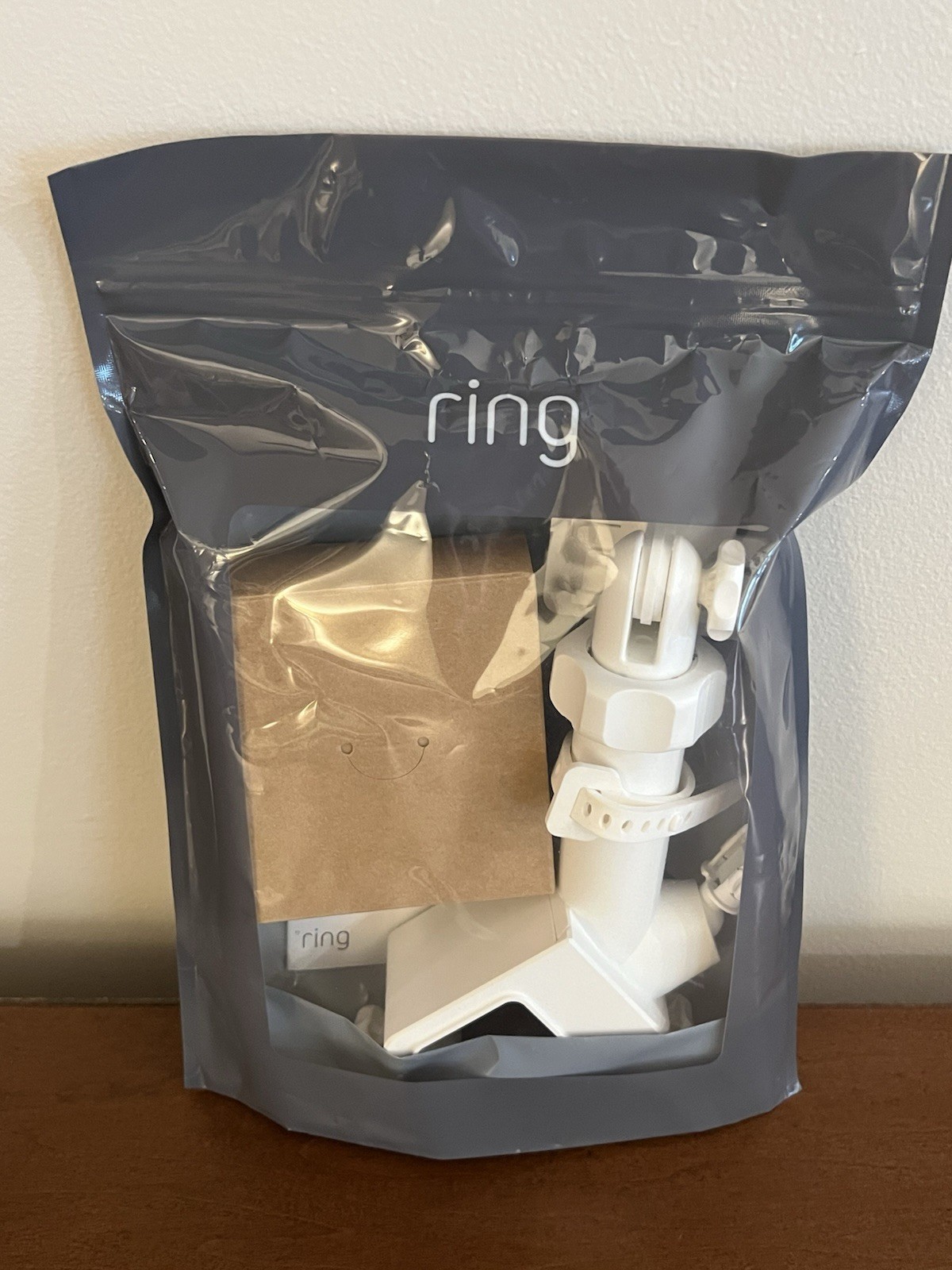 Ring Gutter Mount Global White for Security Cameras & Solar Panels New Sealed